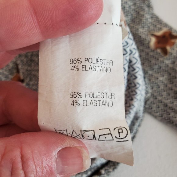 A Collection Lojas Renner Womens Fox Print Novelty Blouse Size P (US S) Keyhole - Picture 9 of 12